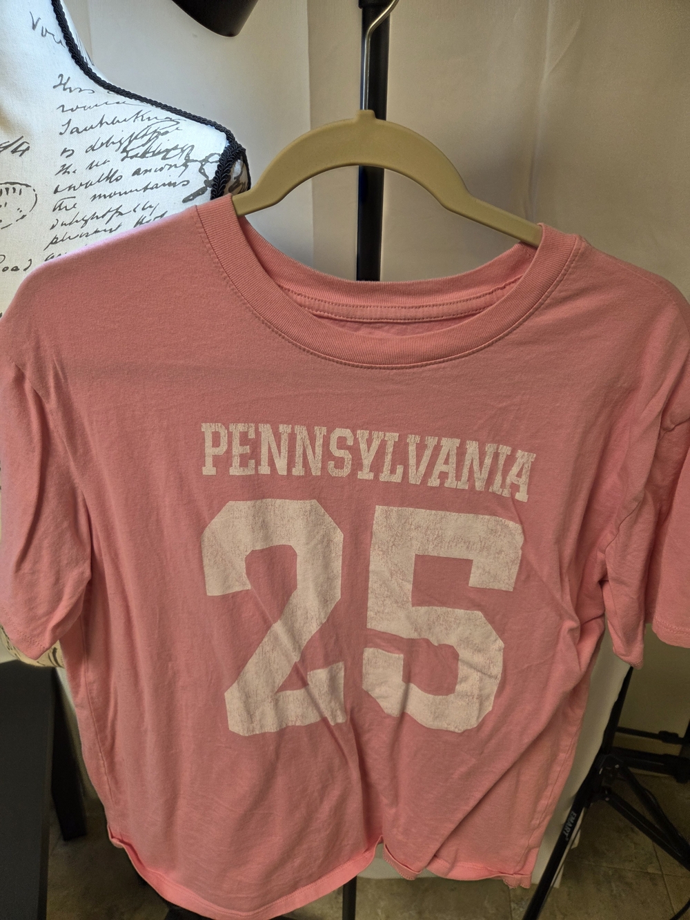 State of Mind Pink 'Pennsylvania 25' Graphic Short Sleeve Tee
